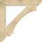 Ekena Millwork Imperial Slat Rough Sawn Bracket, Douglas Fir, 6"W x 44"D x 44"H BKT06X44X44IMP06RDF - alternate 3